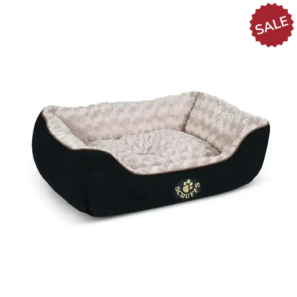 Scruffs Wilton Box Bed Small Black Dog Beds