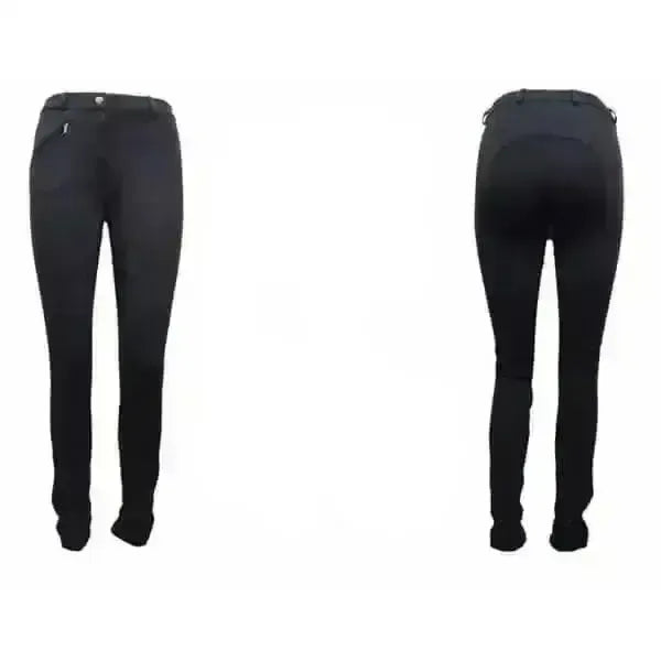 Sheldon Cozi Ladies Knitted Jodhpurs Plain Everyday Black 24" Jodhpurs