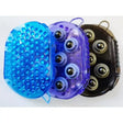 Sheldon Massage Grooming Mitt with Magnetic Roller Balls Blue Massage Brushes