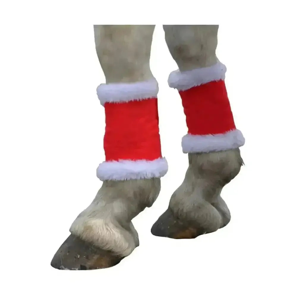 Showquest Christmas Leg Wraps With Bells Leg Wraps