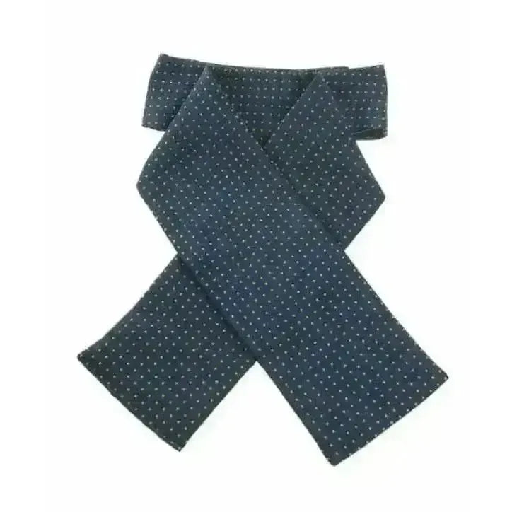 ShowQuest Pin Spot Ready-Tied Stocks Burgundy / Sunshine Ready-Tied Stocks