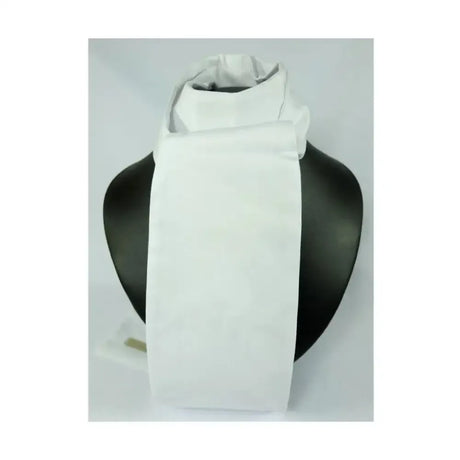 ShowQuest Tied Classic Stock White Traditional Riding Stocks