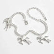 Silver Effect Horse Themed Bracelet Gifts
