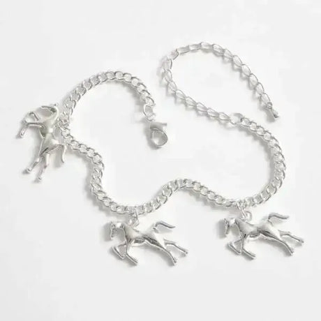Silver Effect Horse Themed Bracelet Gifts