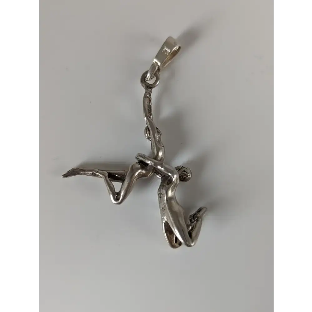 Silver Steed Acrobats Silver Pendant Charms
