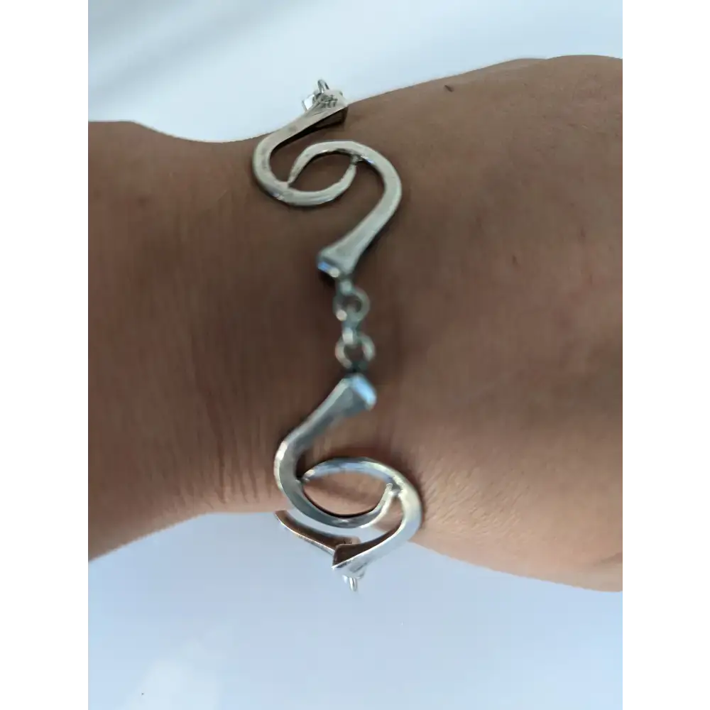 Silver Steed All about hoofnails bracelet Bangle
