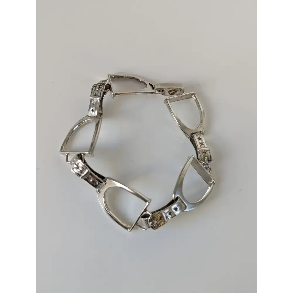 Silver Steed All About Stirrups Bracelet Silver Bracelets