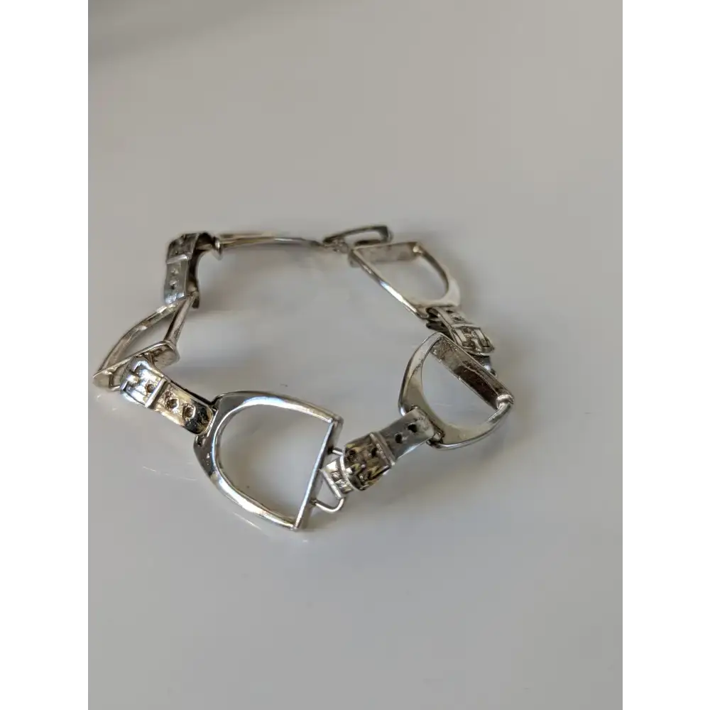 Silver Steed All About Stirrups Bracelet Silver Bracelets