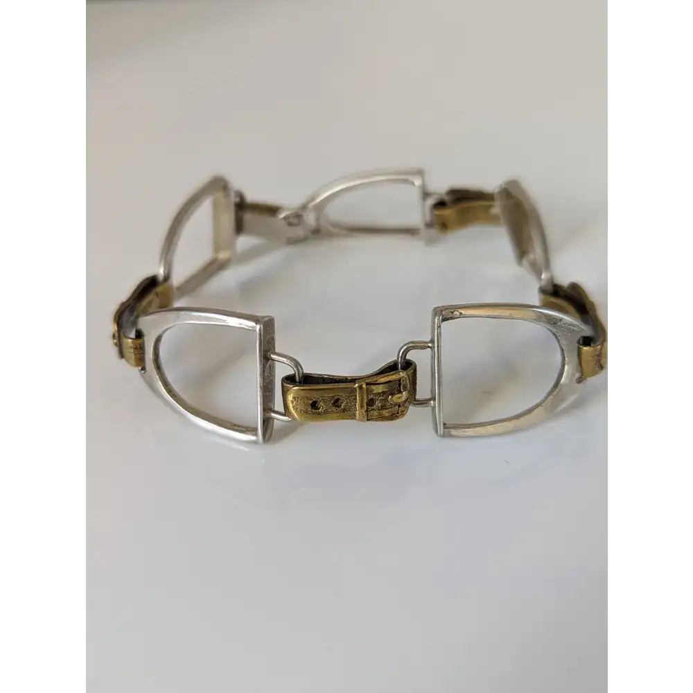 Silver Steed All About Stirrups Bracelet Silver Bracelets