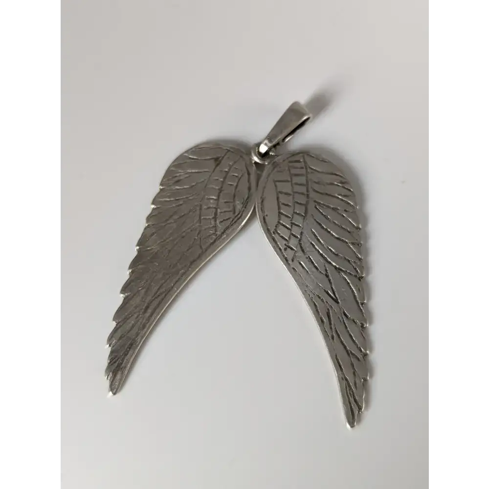 Silver Steed Angel Wings Silver Pendant Large Pendant