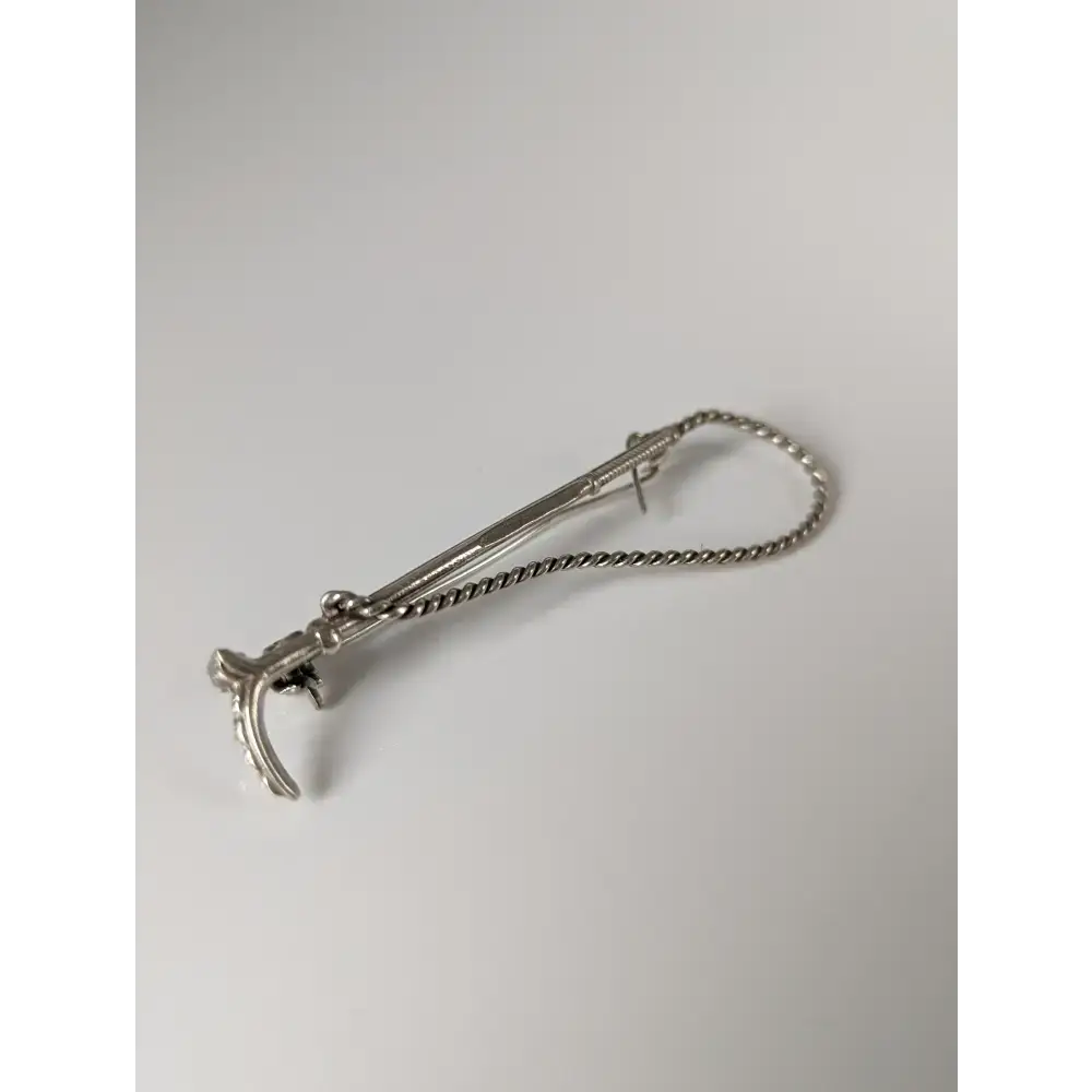 Silver Steed Cane Brooch / Stock Tie Pin Brooches