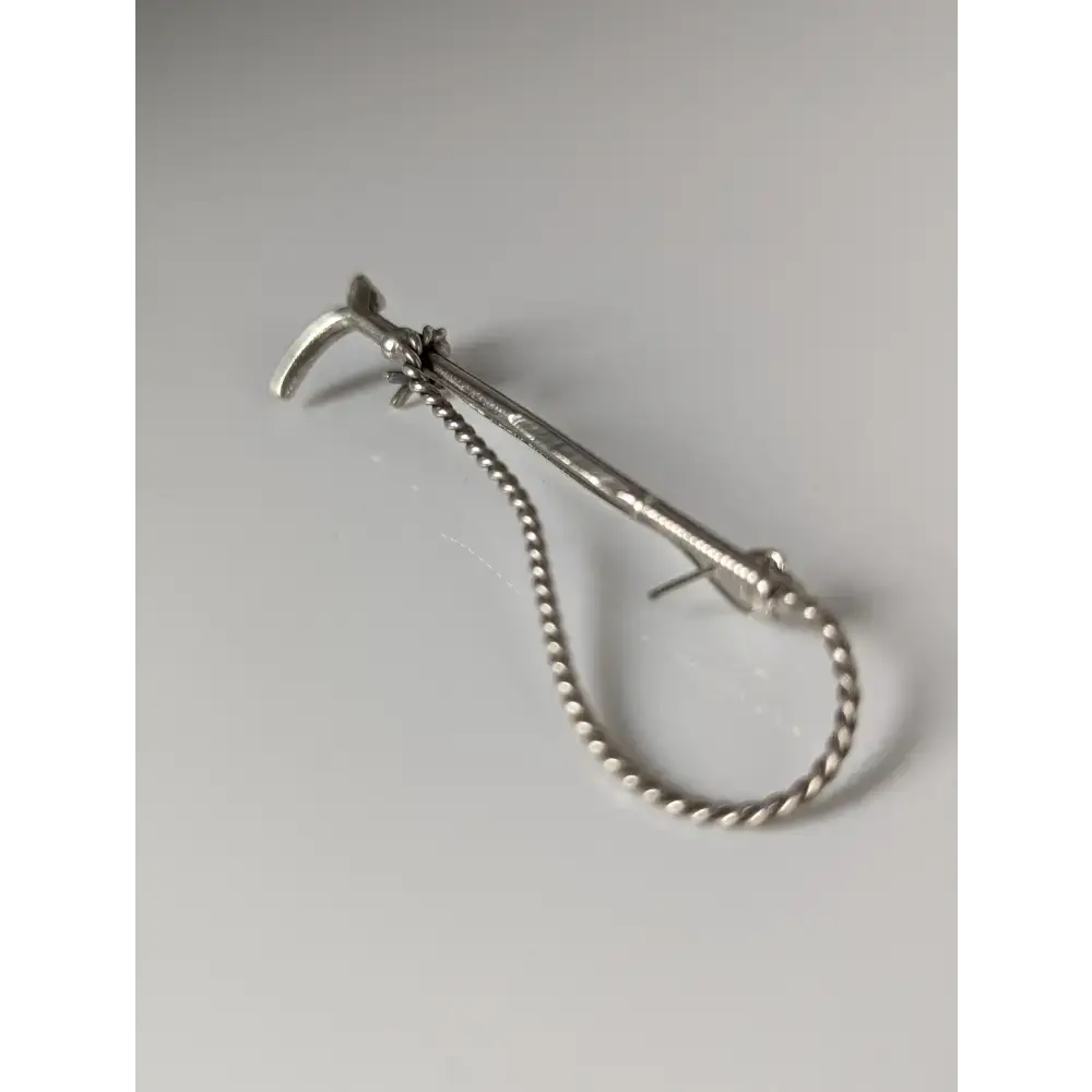 Silver Steed Cane Brooch / Stock Tie Pin Brooches