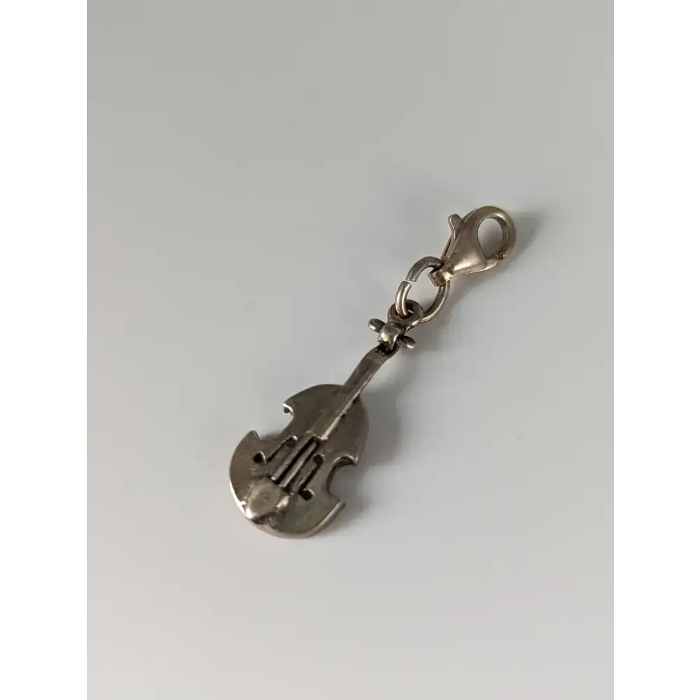 Silver Steed Cello Silver Charm Charms