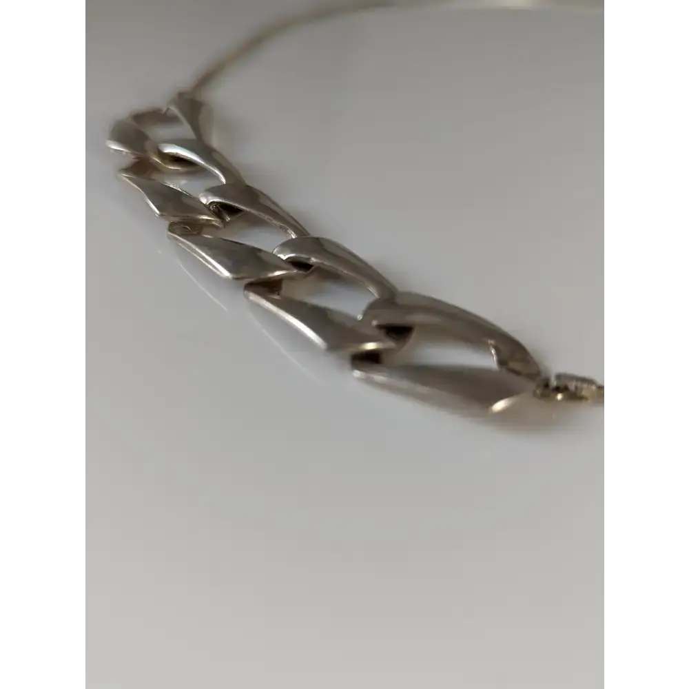 Silver Steed Chain Link Necklace Necklaces