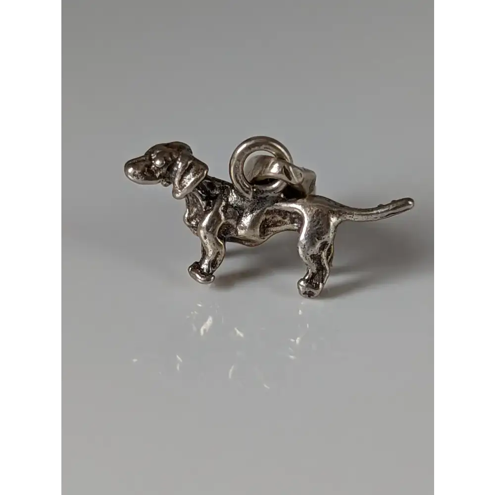 Silver Steed Dachshund Silver Pendant Pendant