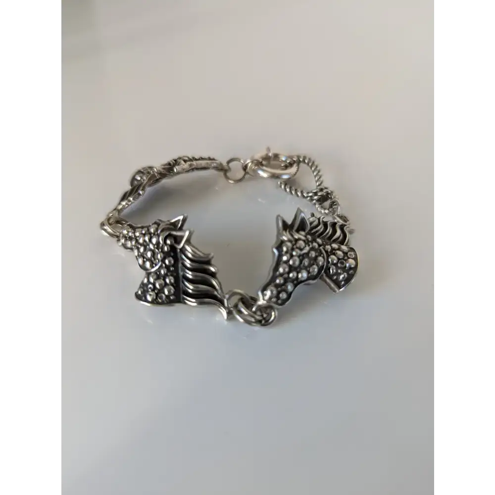 Silver Steed Dappled Silver Horse Bracelet Bracelets