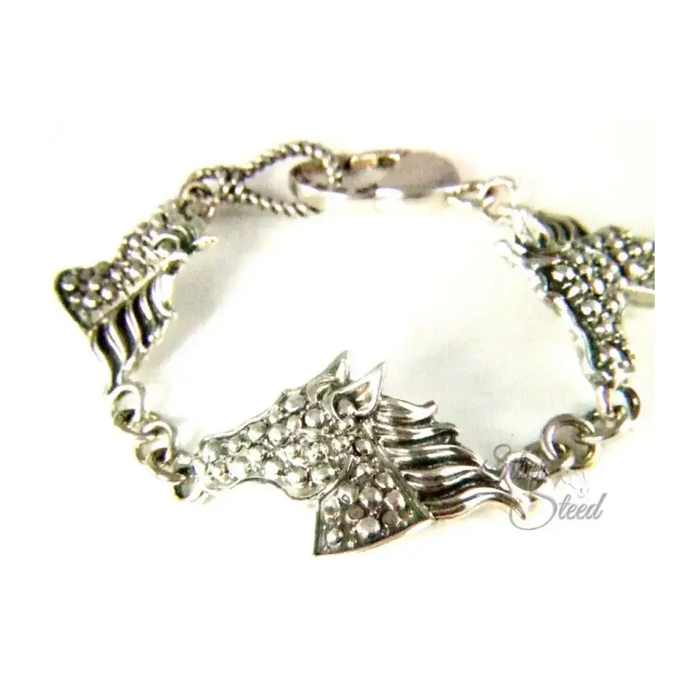 Silver Steed Dappled Silver Horse Bracelet Bracelets