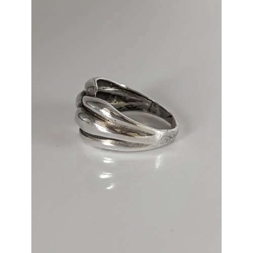 Silver Steed Ear of Grain Silver Ring R Rings