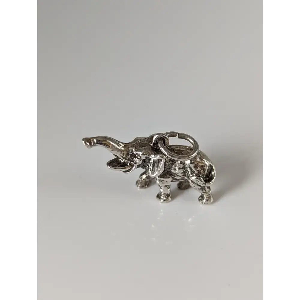 Silver Steed Elephant Silver Pendant Small Pendant