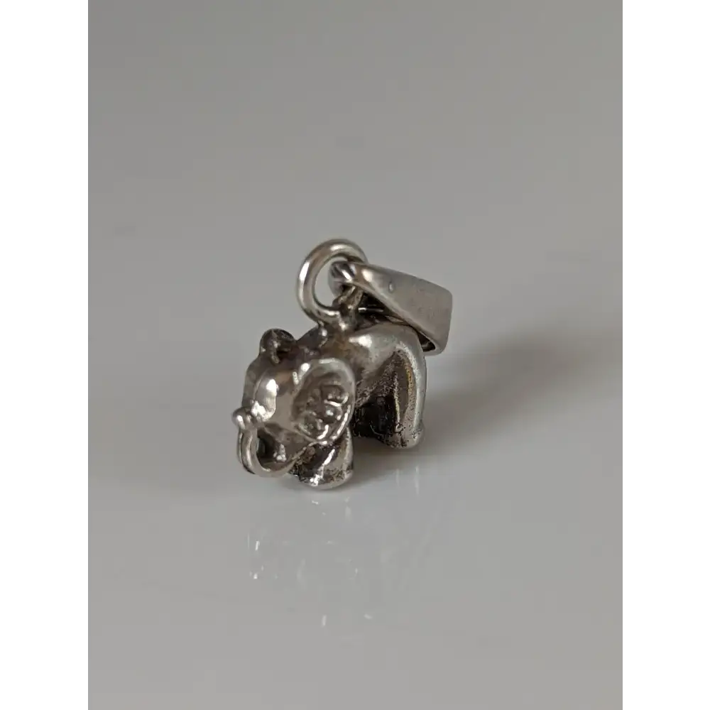 Silver Steed Elephant Silver Pendant Small Pendant