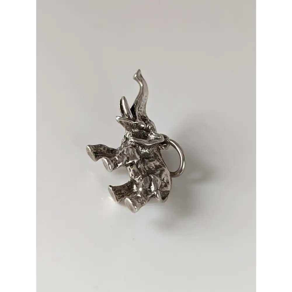 Silver Steed Elephant Silver Pendant Small Pendant