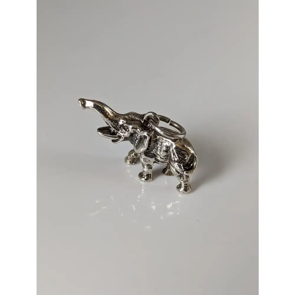 Silver Steed Elephant Silver Pendant Medium Pendant