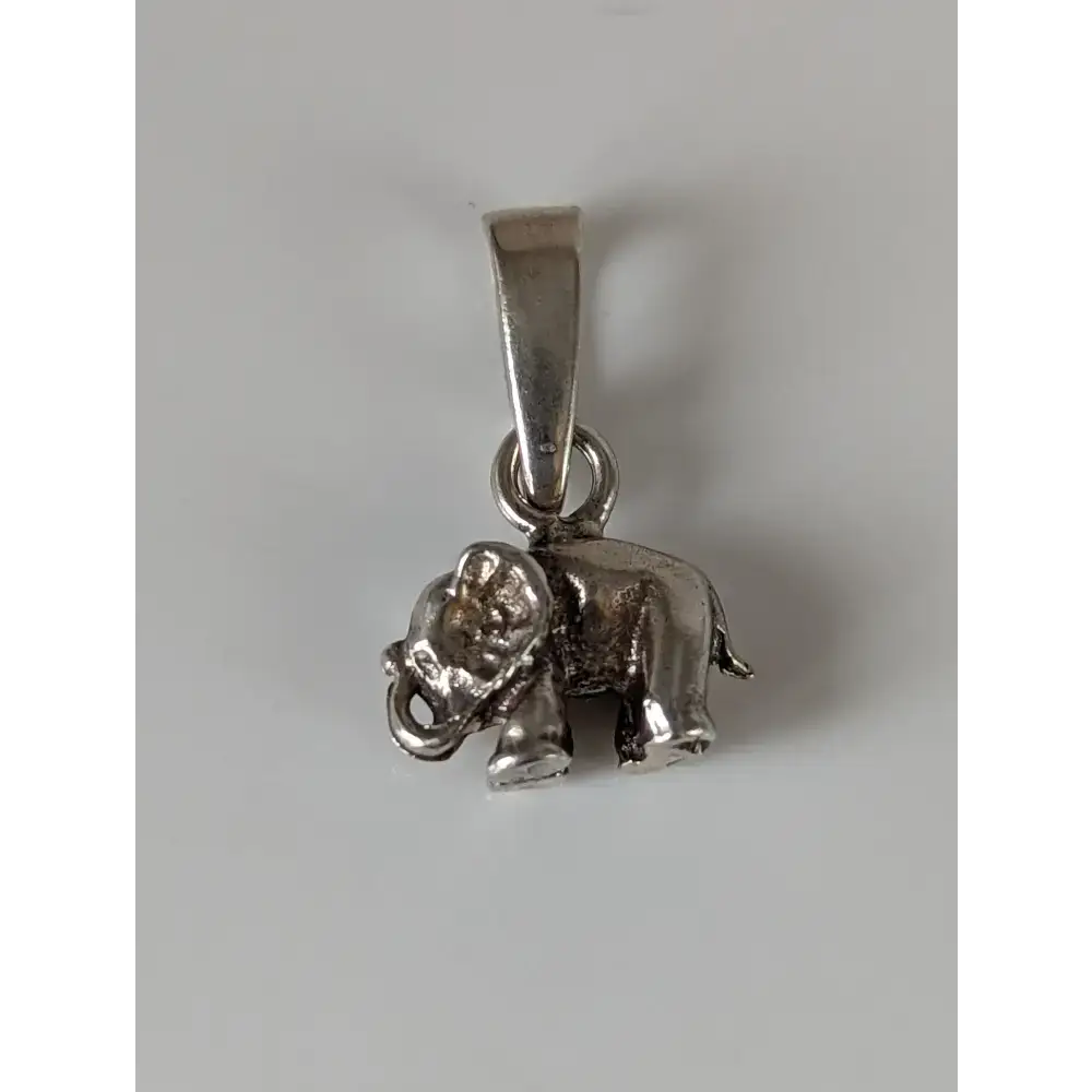 Silver Steed Elephant Silver Pendant Small Pendant