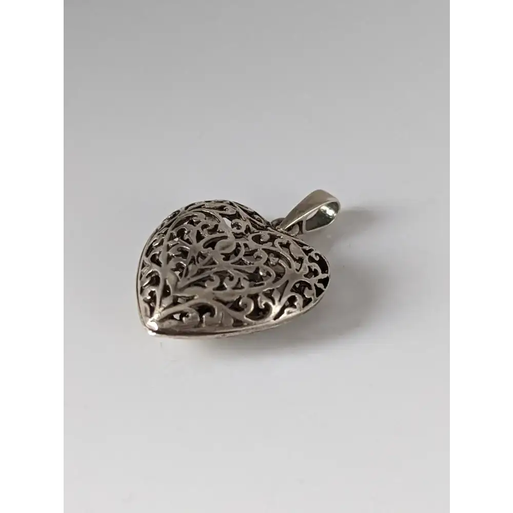 Silver Steed Filigree Heart Silver Pendant Small Pendant