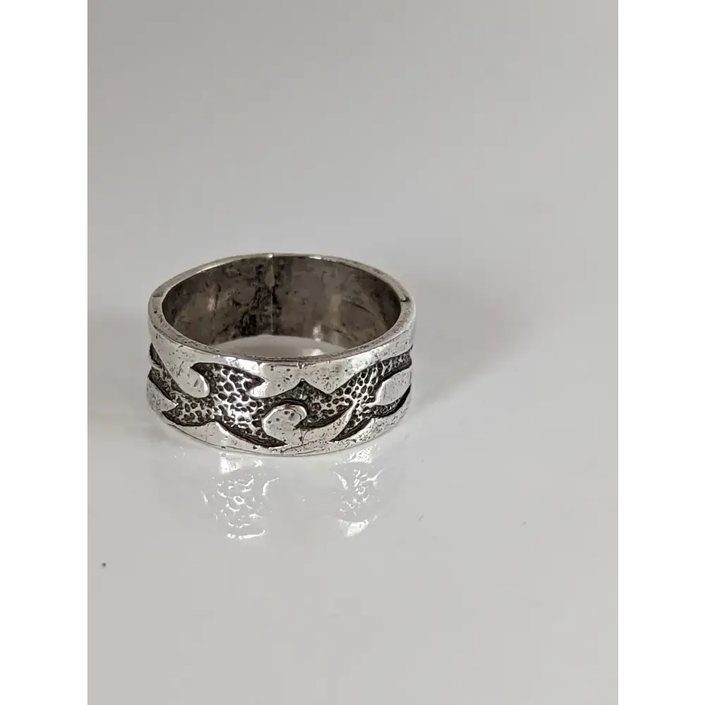 Silver Steed Flames Ring O Rings