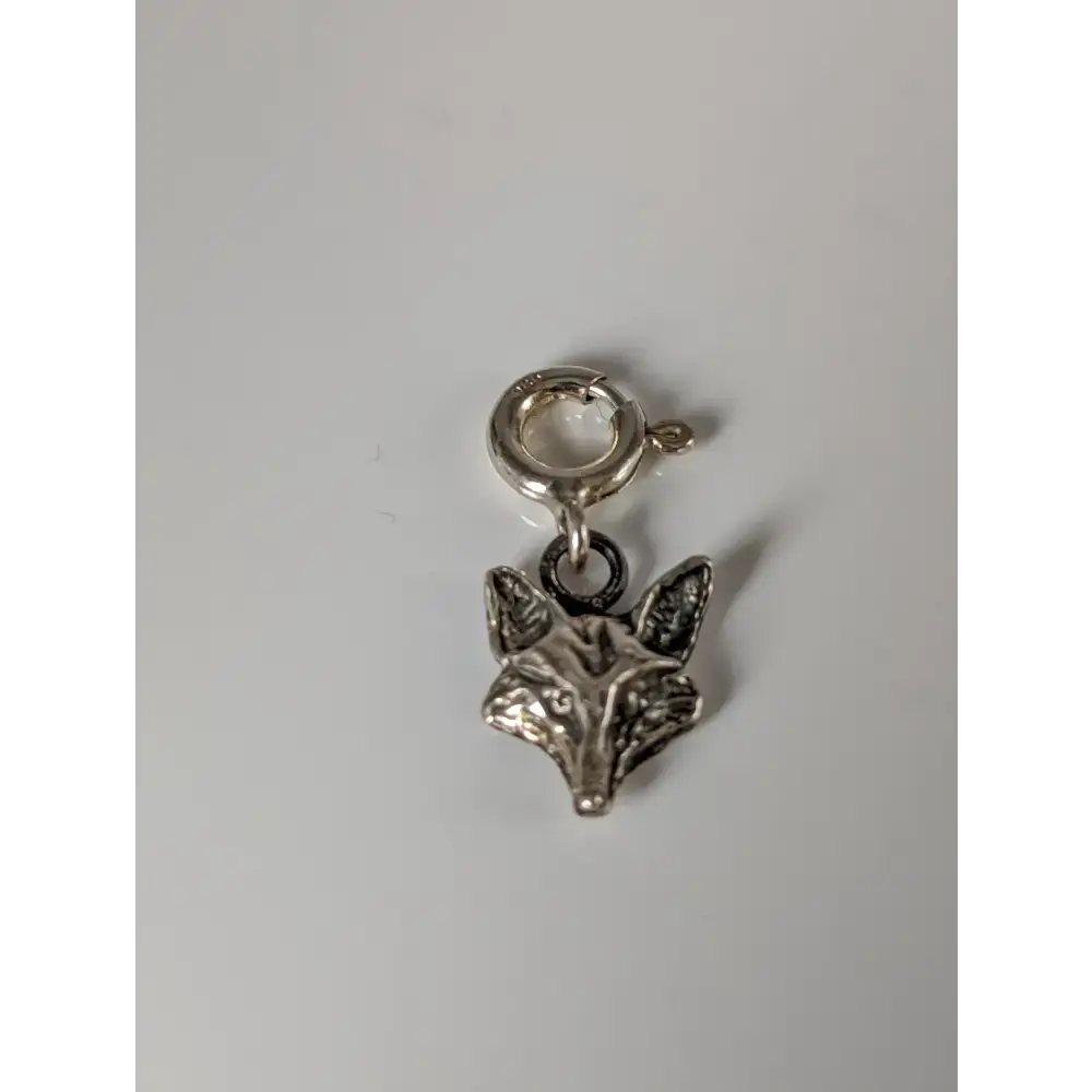 Silver Steed Fox Head Silver Charm Charms