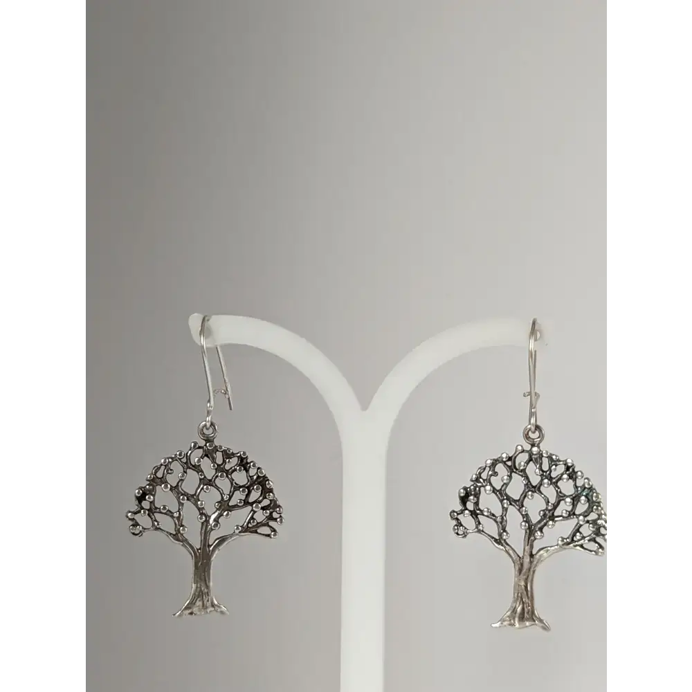 Silver Steed Fruit Tree Dangling Earrings Earrings
