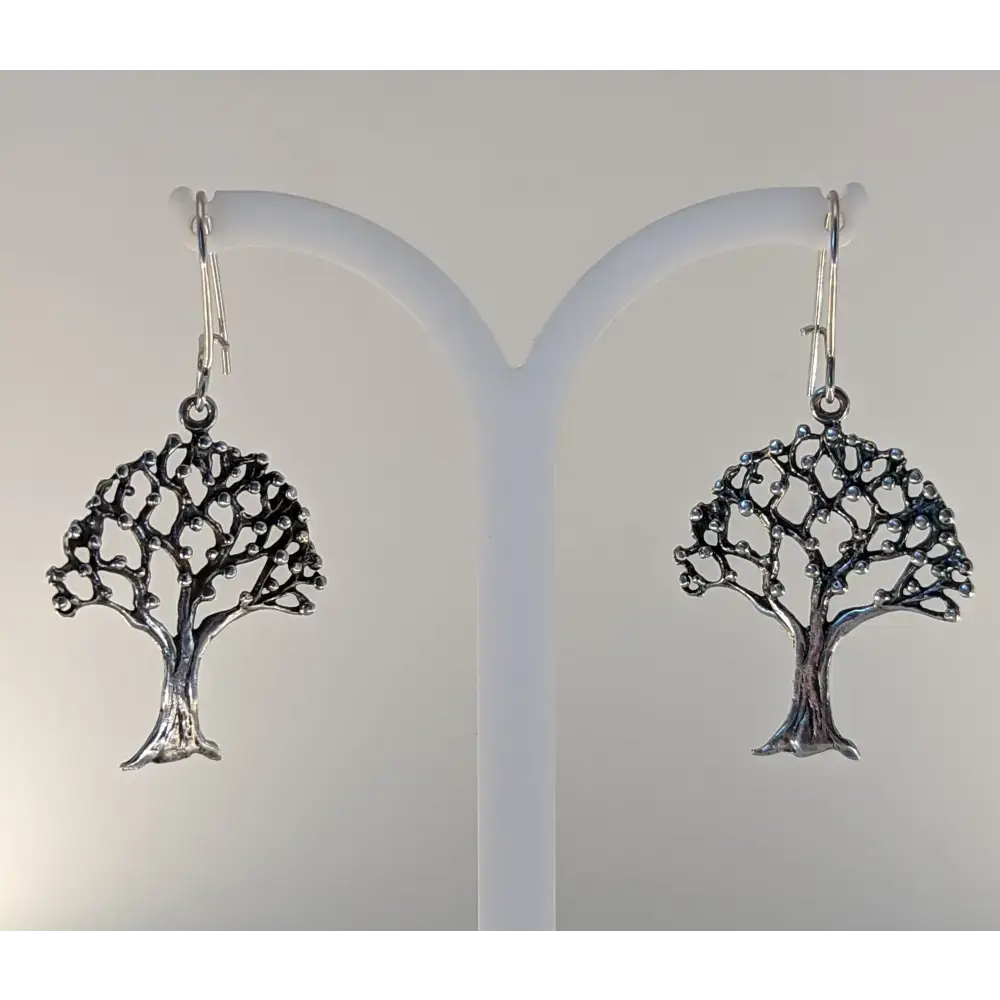 Silver Steed Fruit Tree Dangling Earrings Earrings