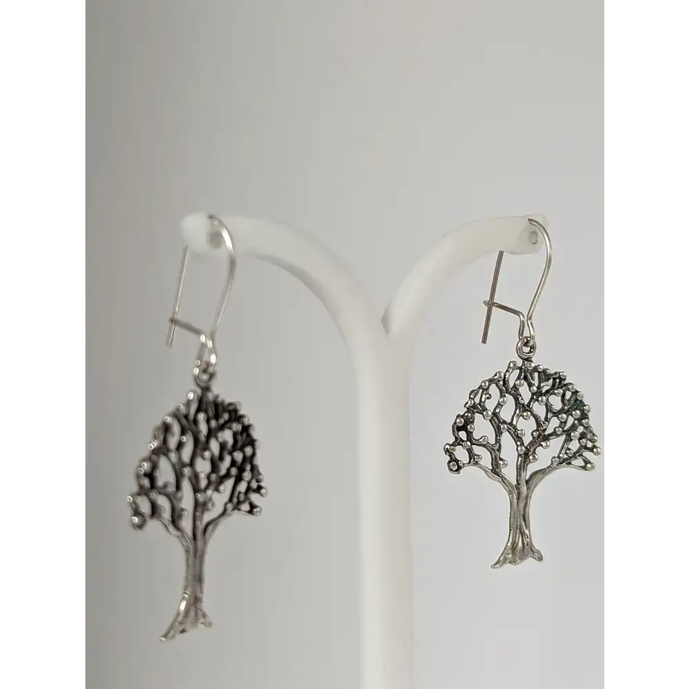 Silver Steed Fruit Tree Dangling Earrings Earrings