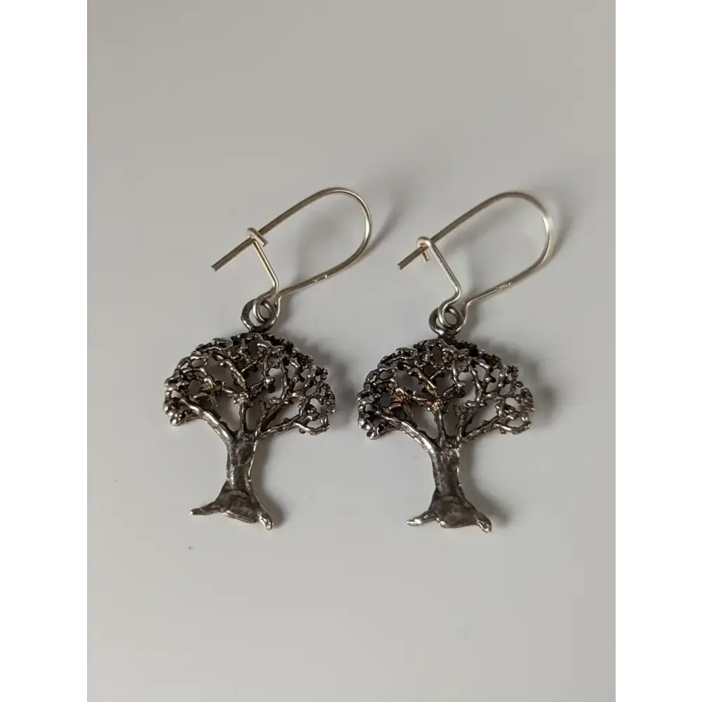 Silver Steed Fruit Tree Silver Dropped Earrings Earrings