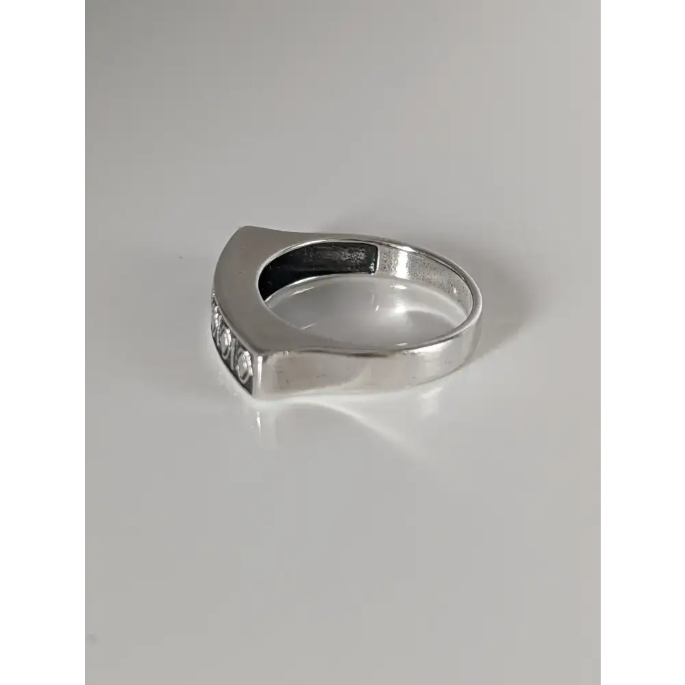 Silver Steed Greek Theme Ring O Rings