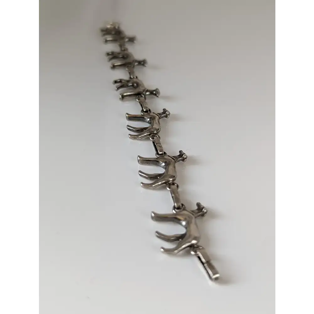 Silver Steed Greyhound Silver Bracelet 17cm Bracelets