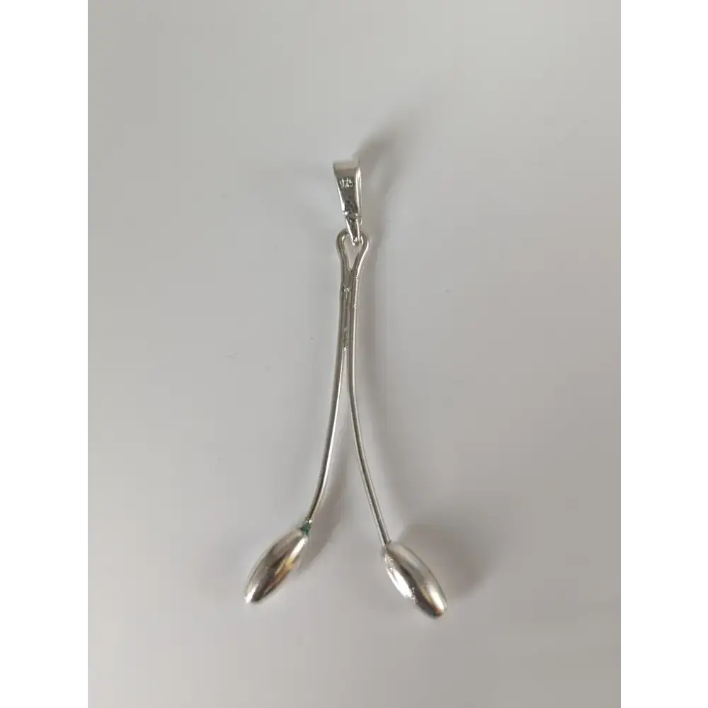 Silver Steed Hanging Stem Silver Pendant Pendant