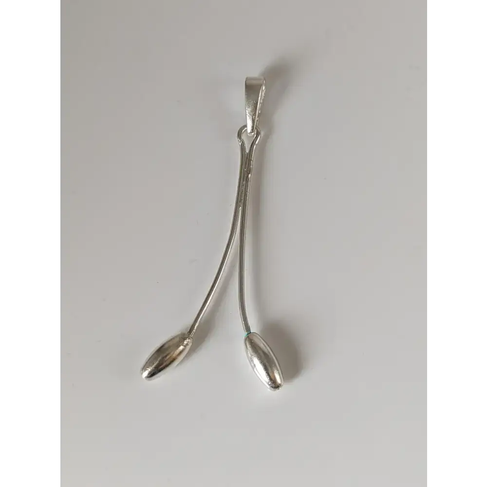 Silver Steed Hanging Stem Silver Pendant Pendant