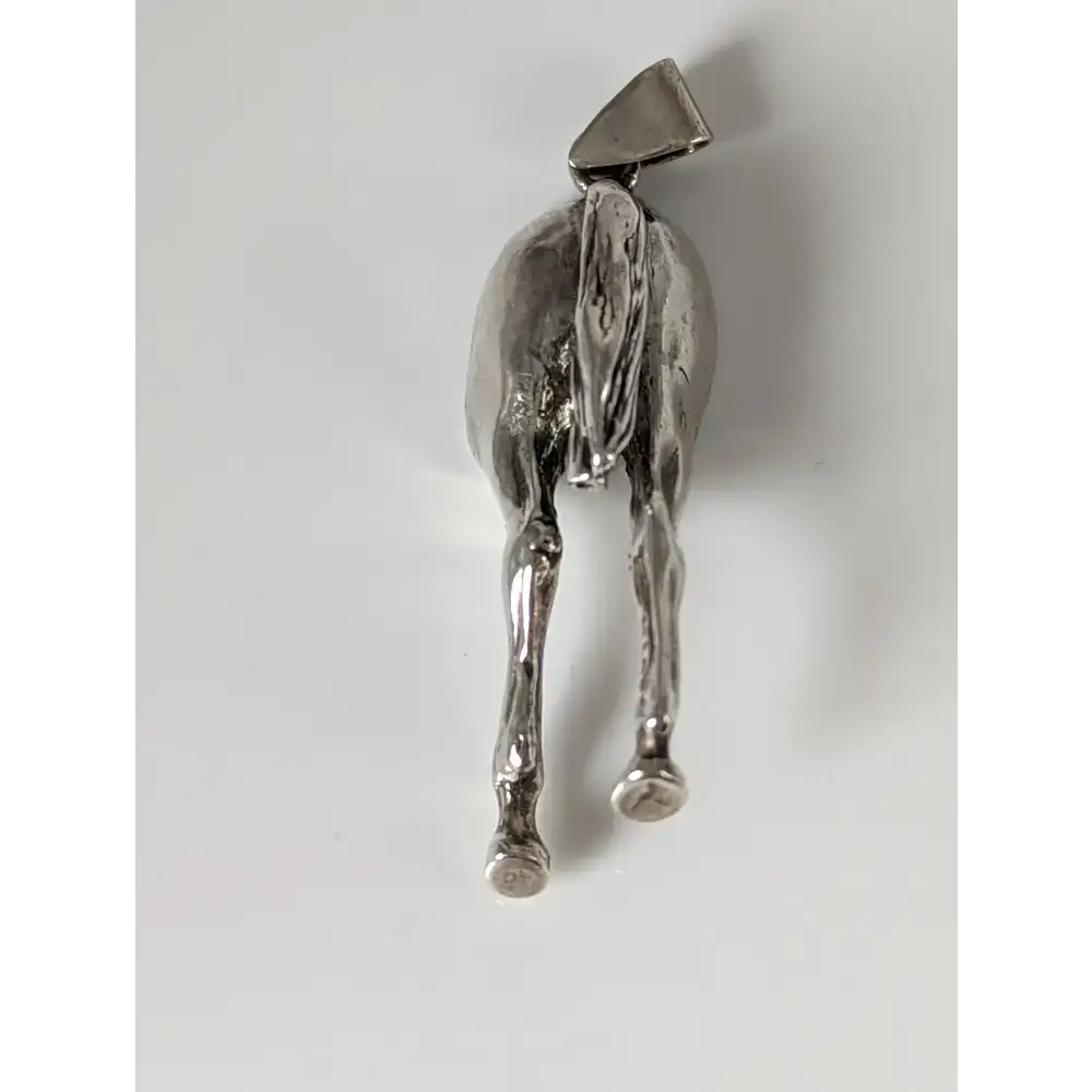 Silver Steed Hindquarters Silver Pendant Pendant