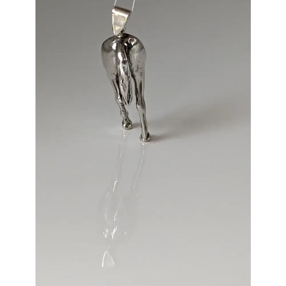 Silver Steed Hindquarters Silver Pendant Pendant