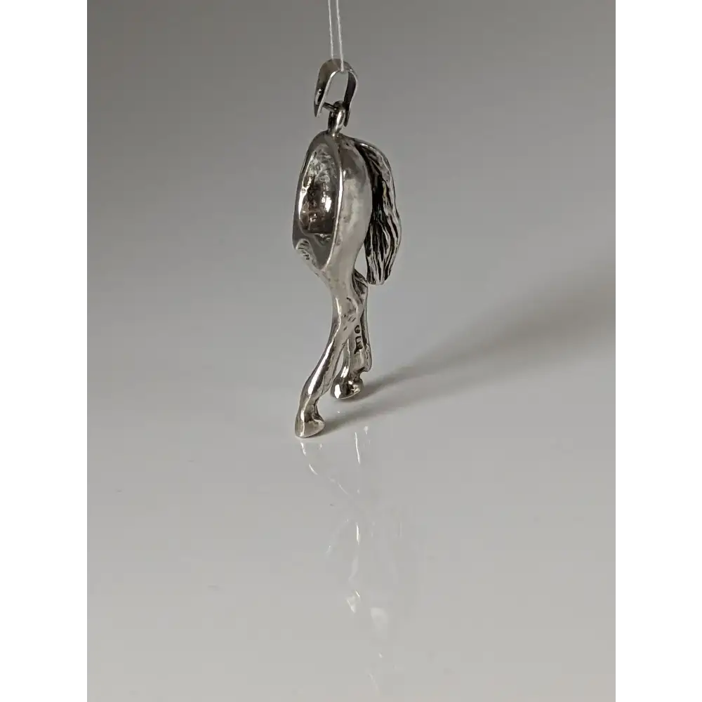 Silver Steed Hindquarters Silver Pendant Pendant