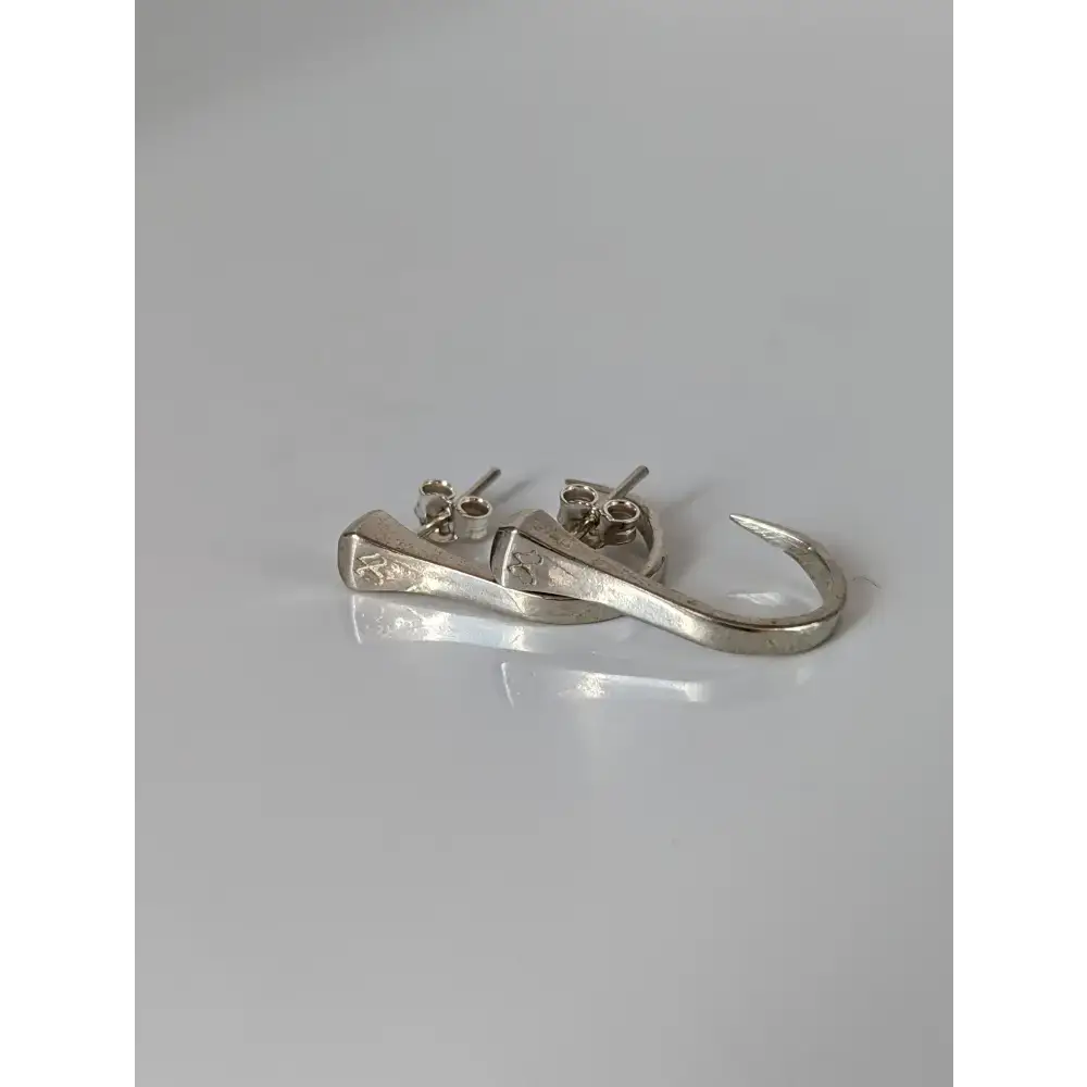 Silver Steed Hoofnail Stud Earrings Earrings