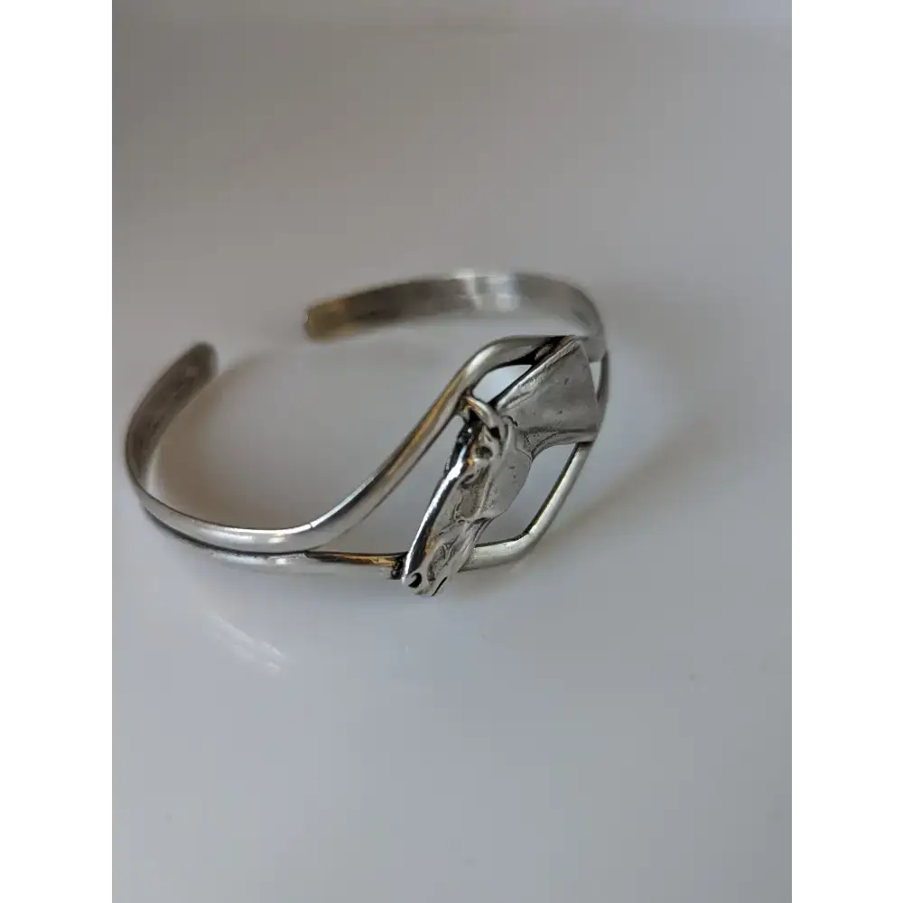 Silver Steed Horse Head Bangle Bangle