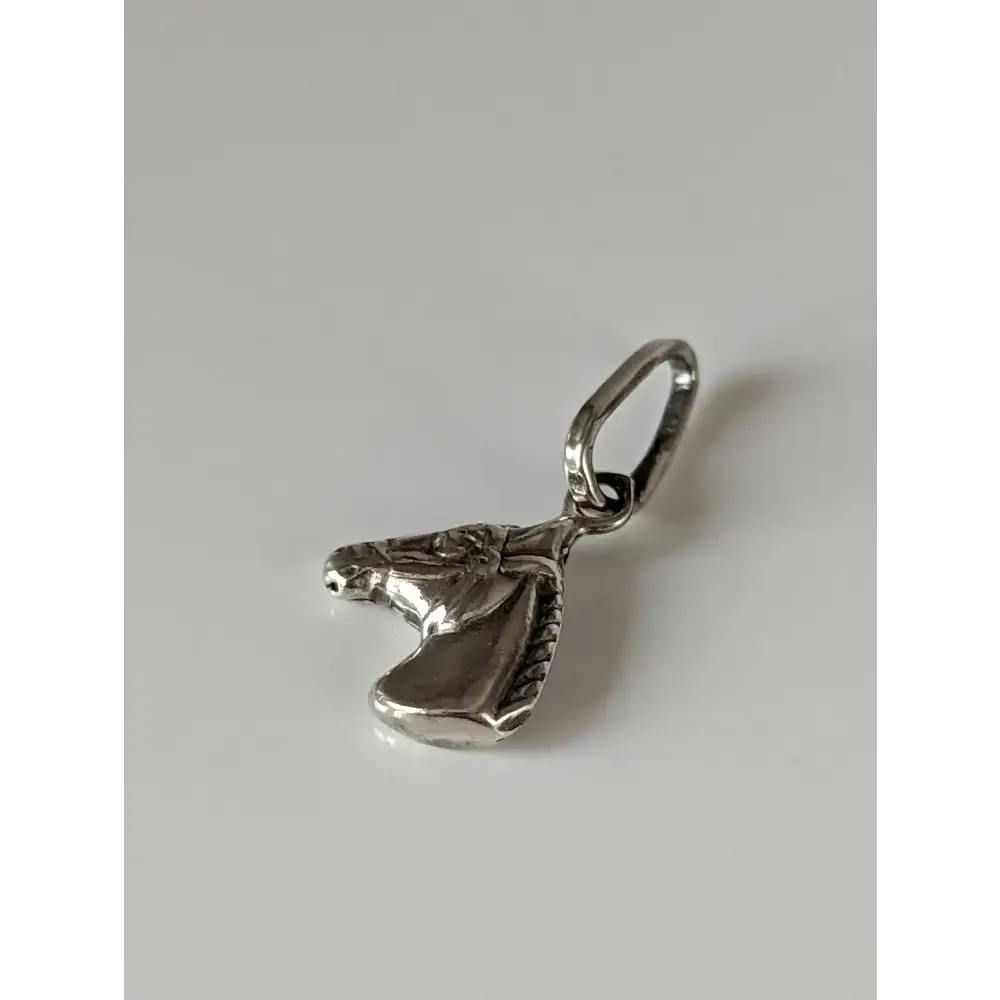 Silver Steed Horse Head Silver Pendant Pendant