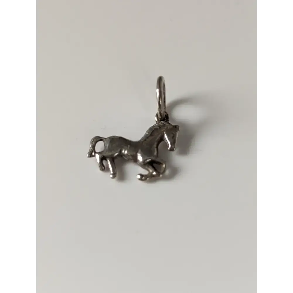 Silver Steed Horse Silver Pendant Pendant