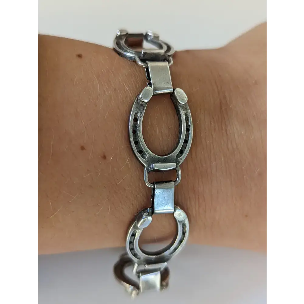 Silver Steed Horseshoe Bracelet 2 Bracelets