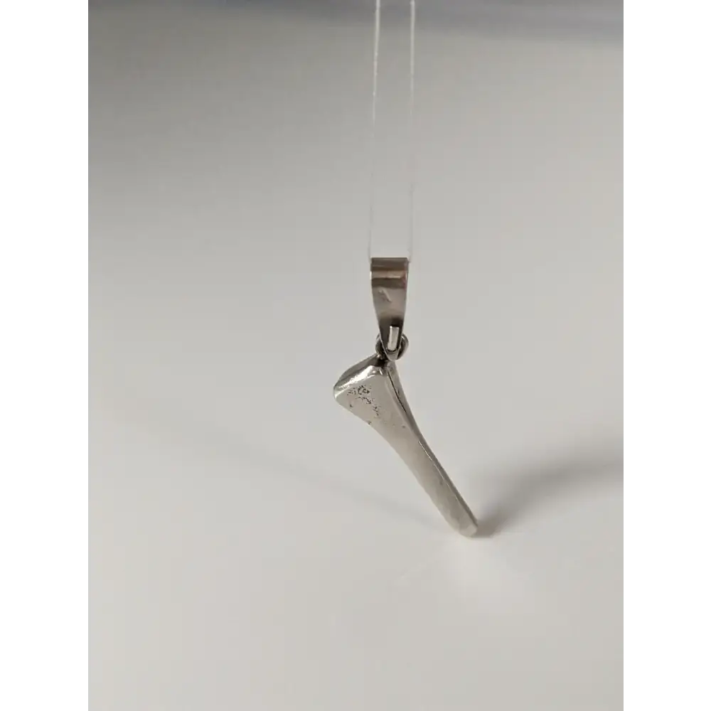 Silver Steed Horseshoe Nail Silver Pendant Pendant