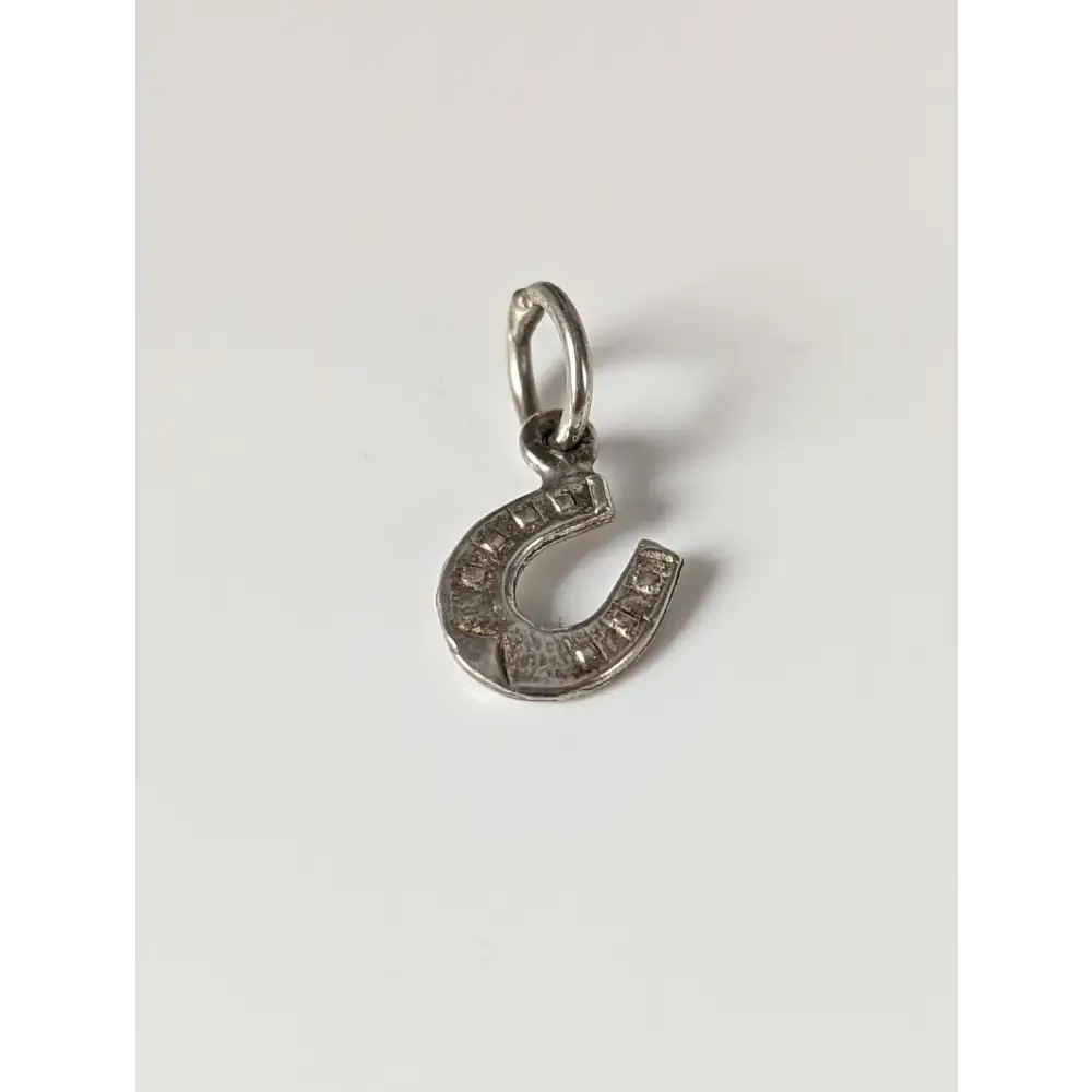 Silver Steed Horseshoe Silver Pendant Pendant