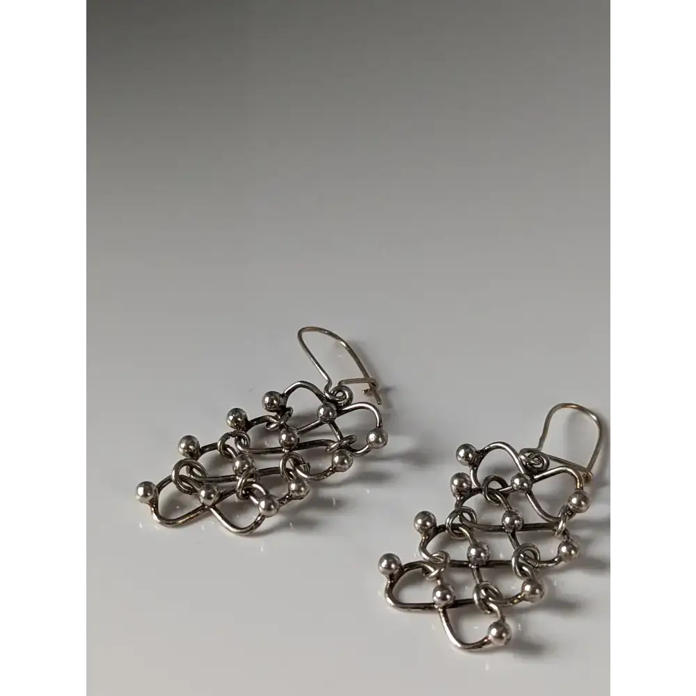 Silver Steed Infinity Chain Dropped Earrings Earrings