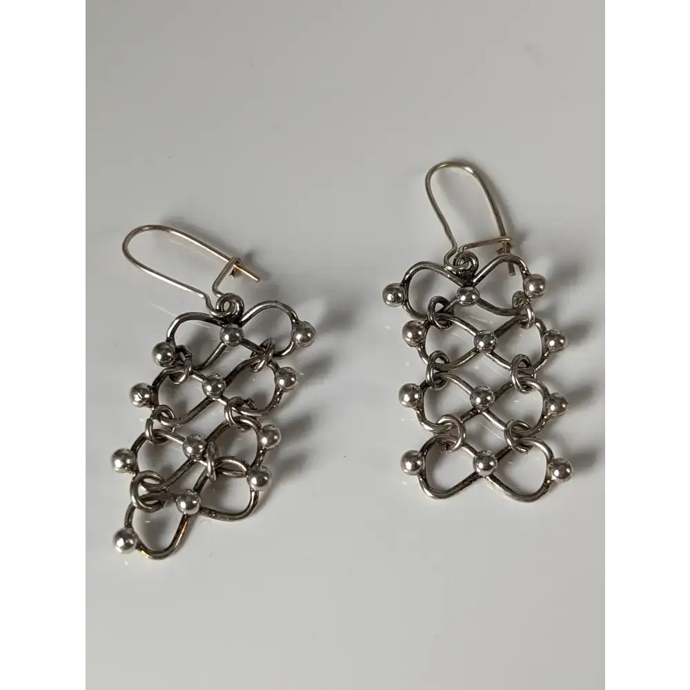 Silver Steed Infinity Chain Dropped Earrings Earrings